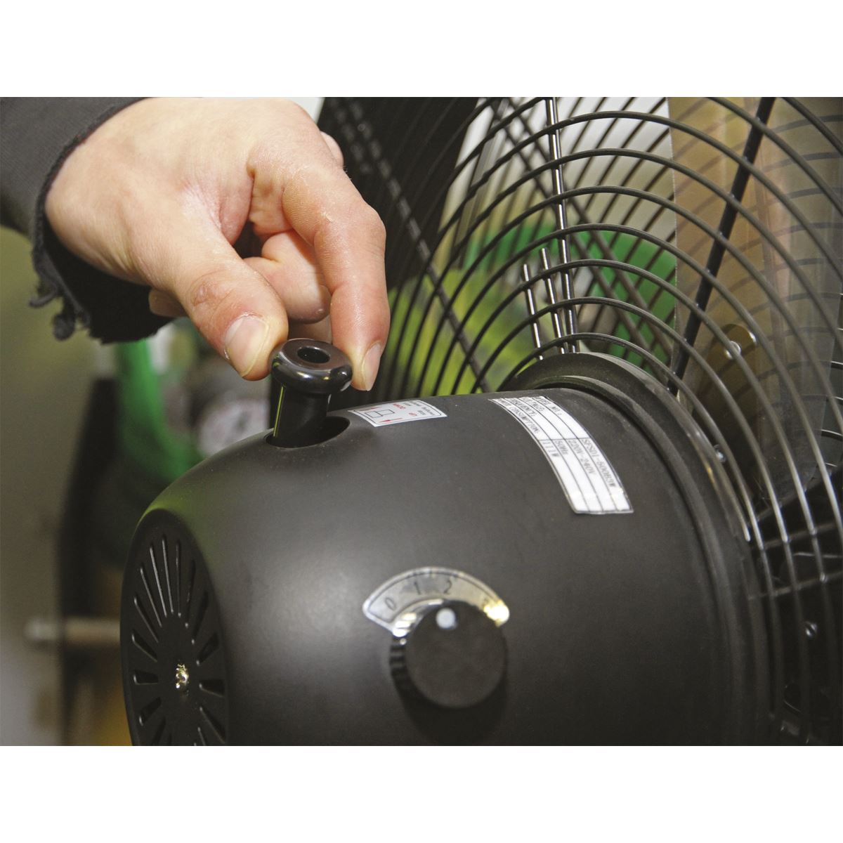 Sealey HVF20PO Industrial High Velocity Oscillating Pedestal Fan 20" 230V Sealey