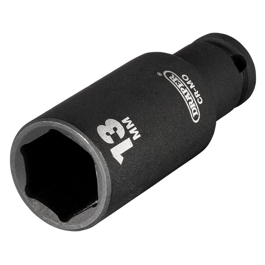 Draper 05191 Expert HI-TORQ® 6 Point Deep Impact Socket 1/4" Sq. Dr. 13mm Draper