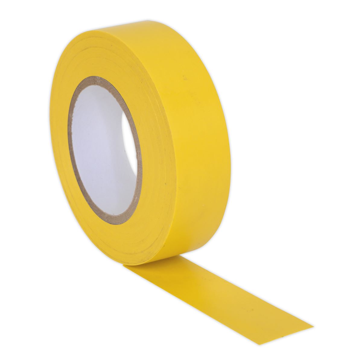 Sealey ITYEL10 PVC Insulating Tape 19mm x 20m Yellow Pack of 10 Sealey