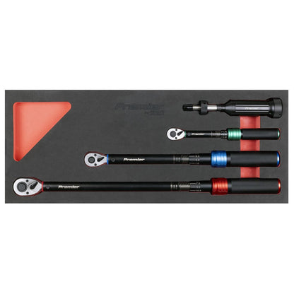 Sealey STW909SETB Premier Black Torque Wrench Micrometer & Torque Screwdriver Set 4pc