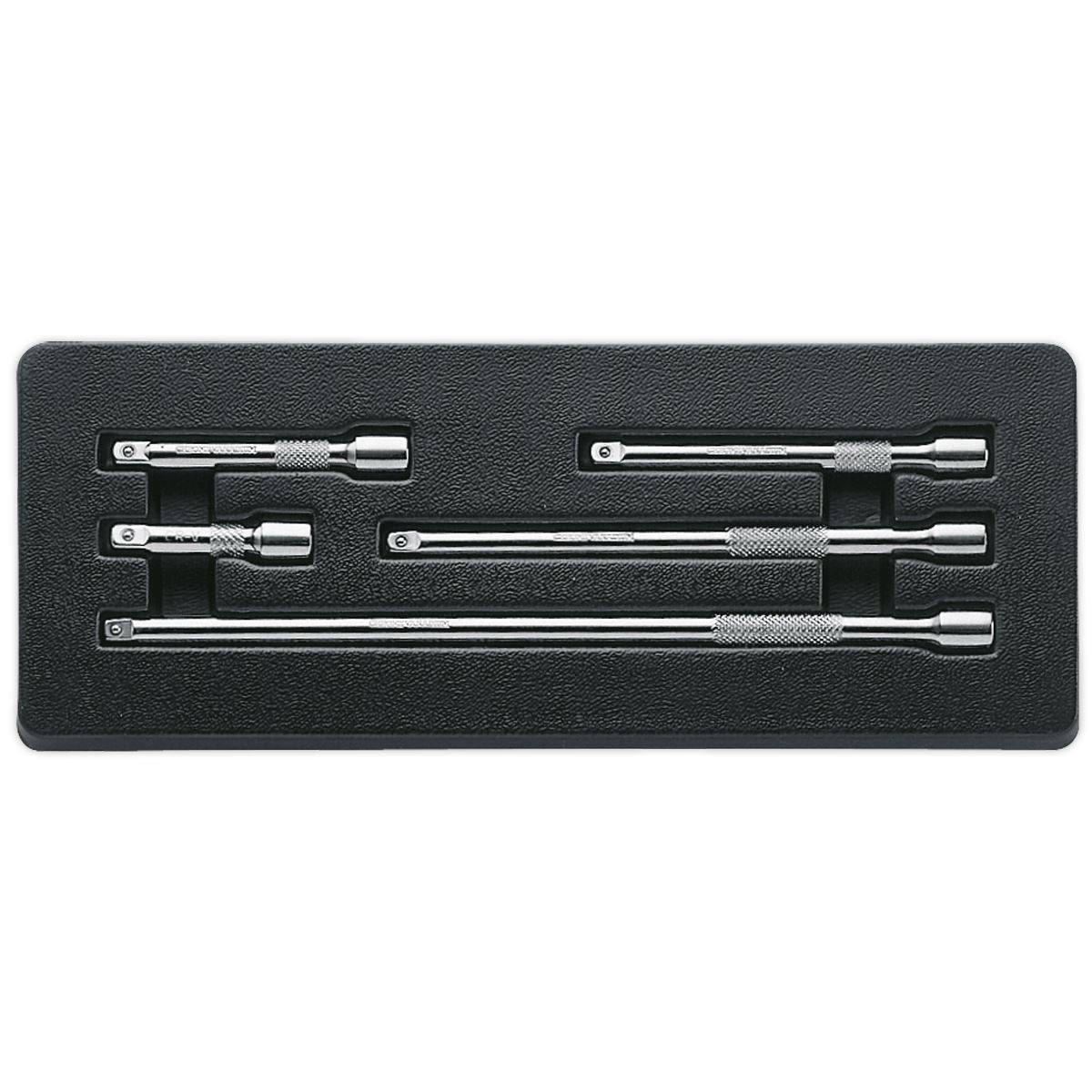 Sealey AK6331 Extension Bar Set 5pc 1/4"Sq Drive Sealey