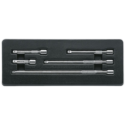 Sealey AK6331 Extension Bar Set 5pc 1/4"Sq Drive Sealey