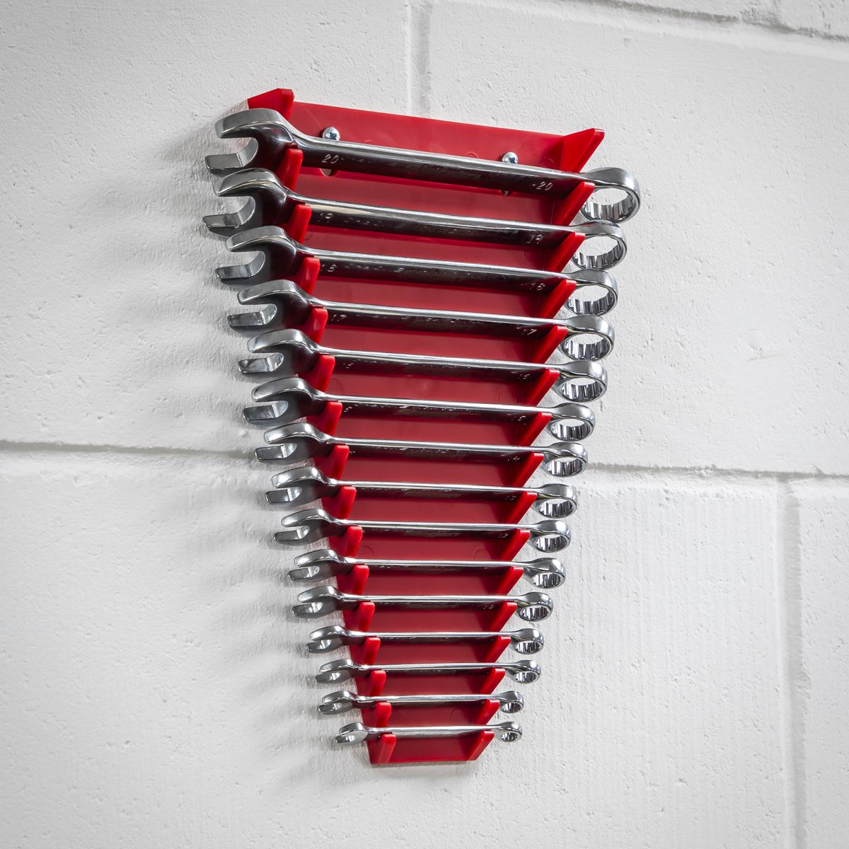 Sealey WR05 Spanner Rack Capacity 15 Spanners Sealey