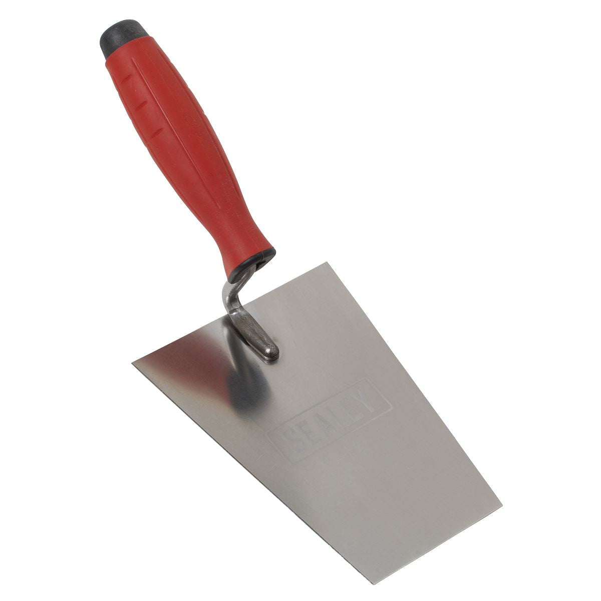 Sealey T1203 Stainless Steel Masonry Trowel - Rubber Handle - 160mm Sealey