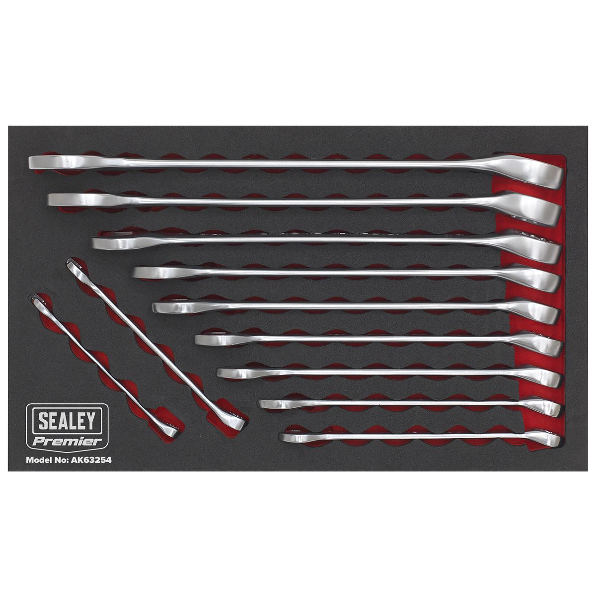 Sealey AK63254 Combination Spanner Set 11pc Imperial Sealey