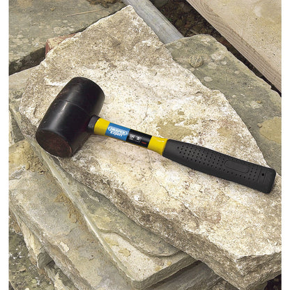 Draper 72020 Expert Rubber Mallet with Fibreglass Shaft 680g/24oz Draper