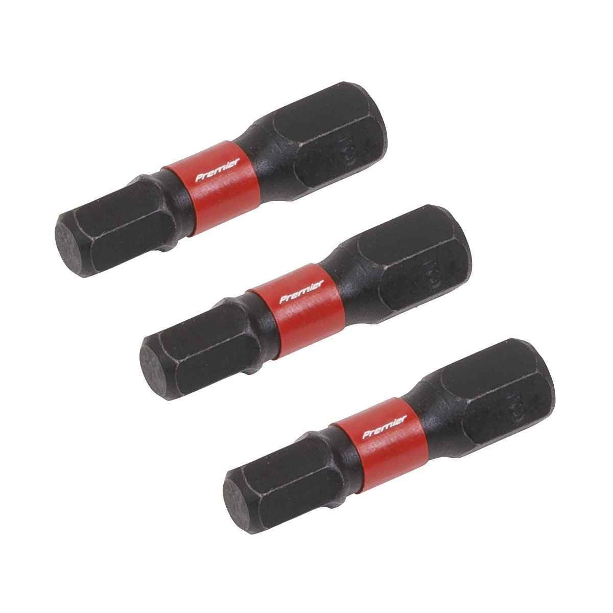 Sealey AK8213 Hex 5mm Impact Power Tool Bits 25mm - 3pc Sealey