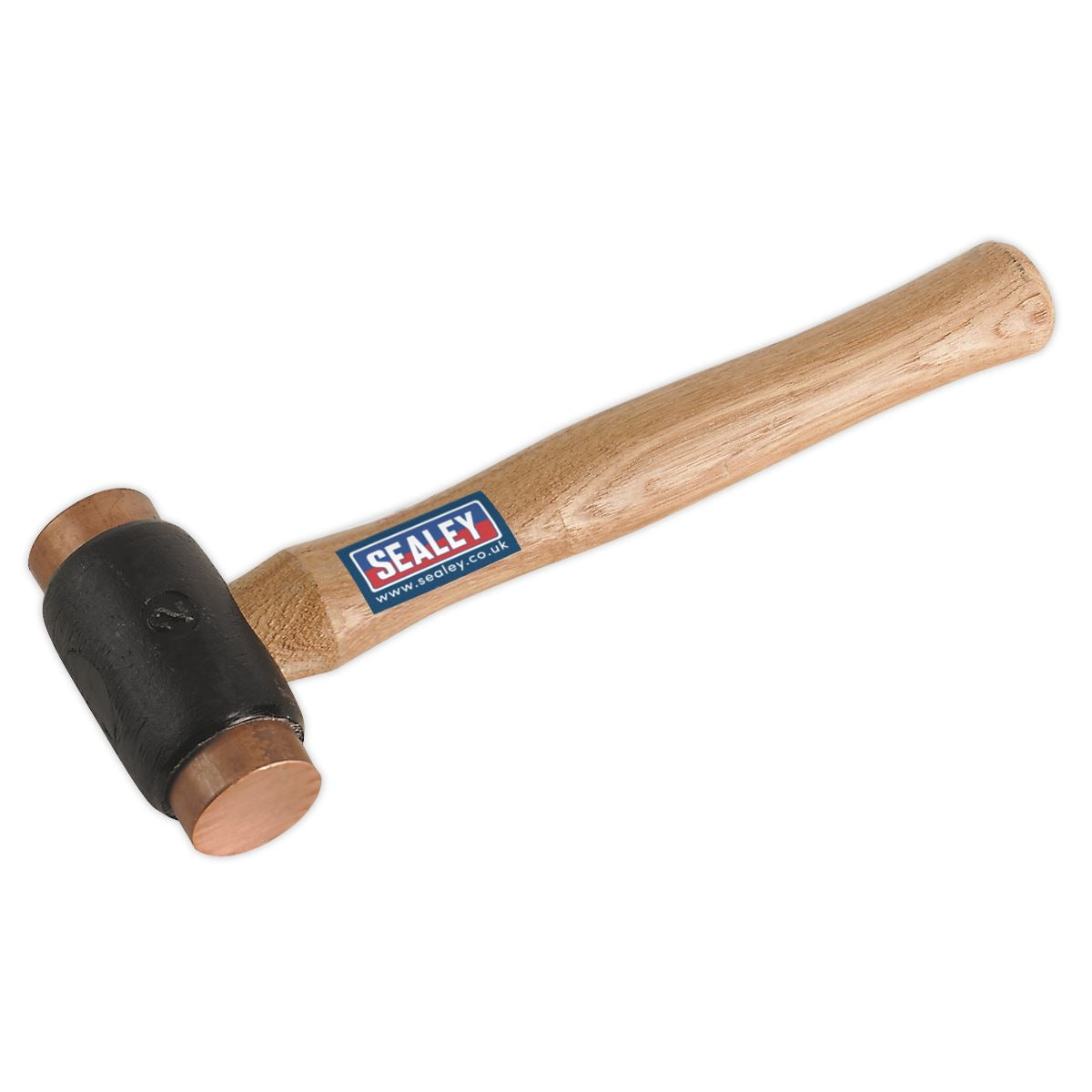 Sealey CFH03 Copper Faced Hammer 2.75lb Hickory Shaft Sealey