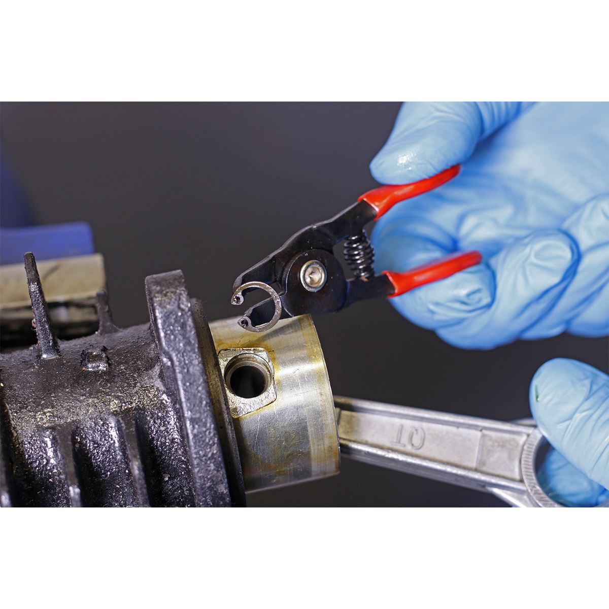 Sealey AK8449 Mini Circlip Pliers Set 4pc Sealey