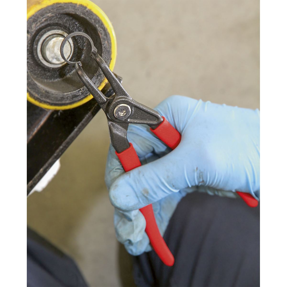 Sealey AK84551 Circlip Pliers External Bent Nose 170mm Sealey