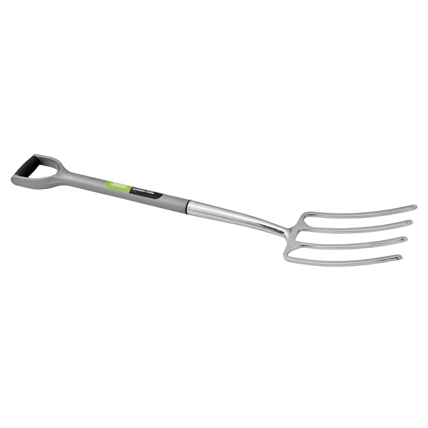 Draper 83755 Stainless Steel Garden Fork with Soft Grip Handle Draper