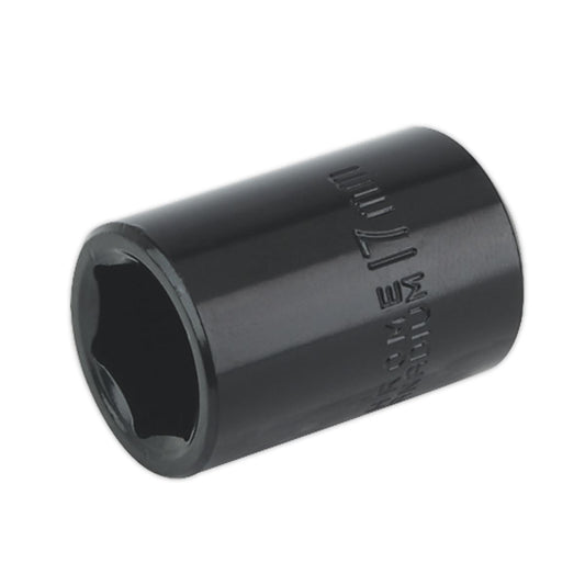 Sealey IS1217 Impact Socket 17mm 1/2"Sq Drive Sealey