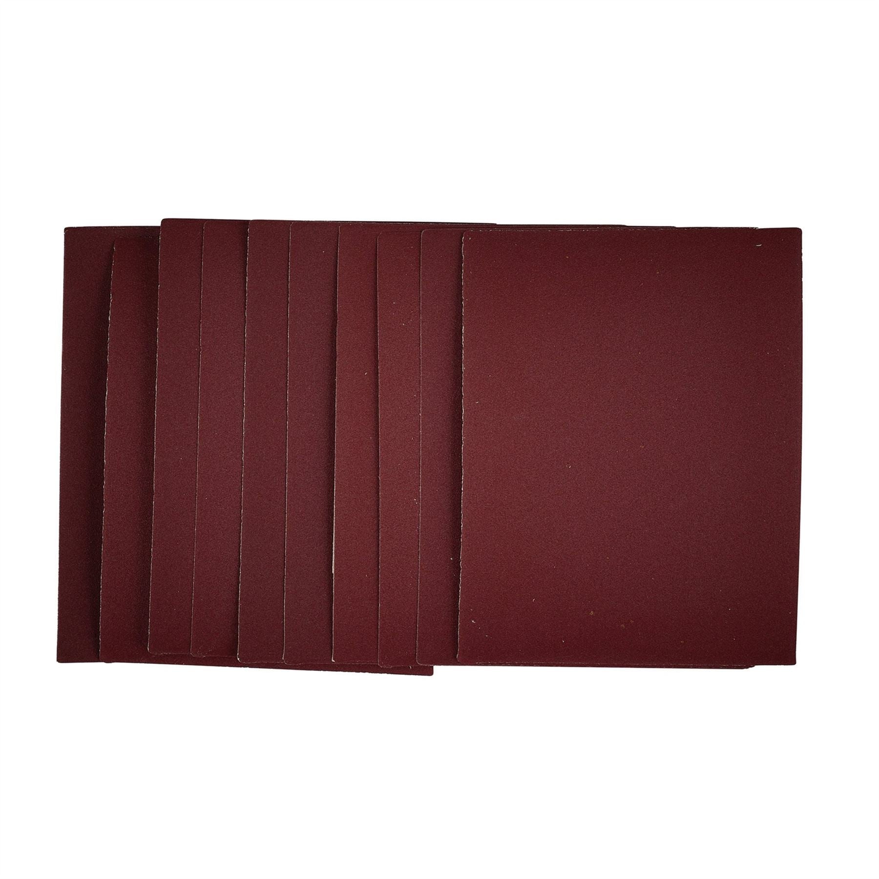 Draper 54806 1/4 Sanding Sheets 115 x 150mm 240 Grit Pack of 10 Draper