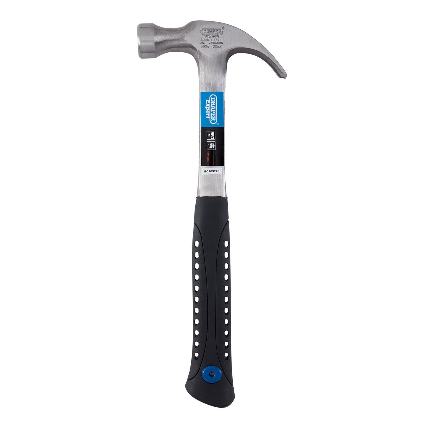 Draper 21284 Expert Solid Forged Claw Hammer 560g/20oz Draper