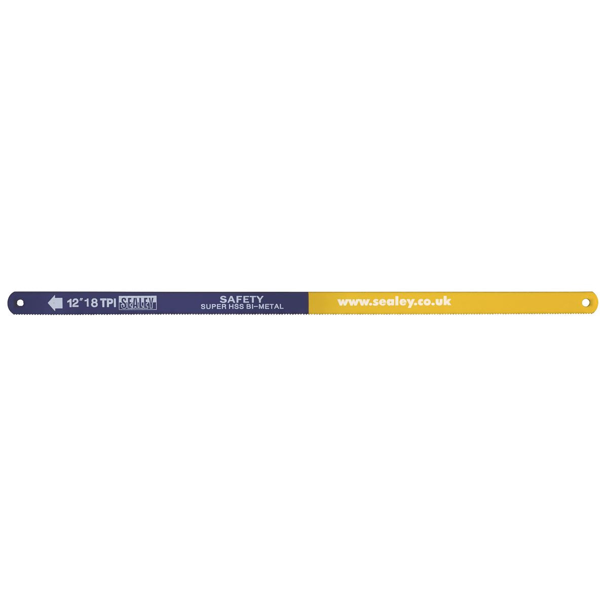 Sealey HSB0518 Hacksaw Blade 300mm HSS Bi-Metal 18tpi Pack of 5 Sealey
