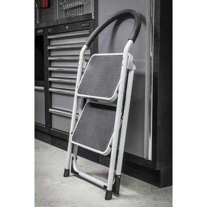 Sealey ASL2 Step Stool 2-Tread 150kg Capacity EN14183 Sealey