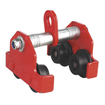 Sealey SG500KIT Portable Lifting Adjustable Gantry Crane 0.5 Tonne & Hoist Combo Sealey