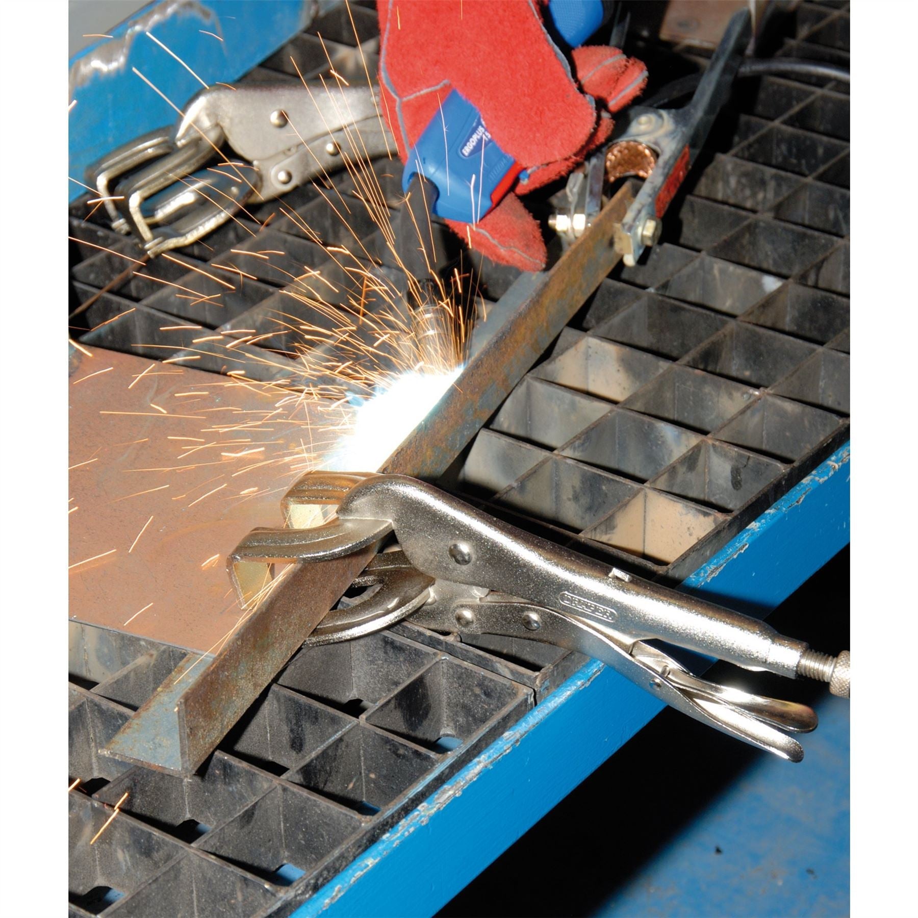 Draper 81650 Self Grip Welding Clamp 225mm Draper