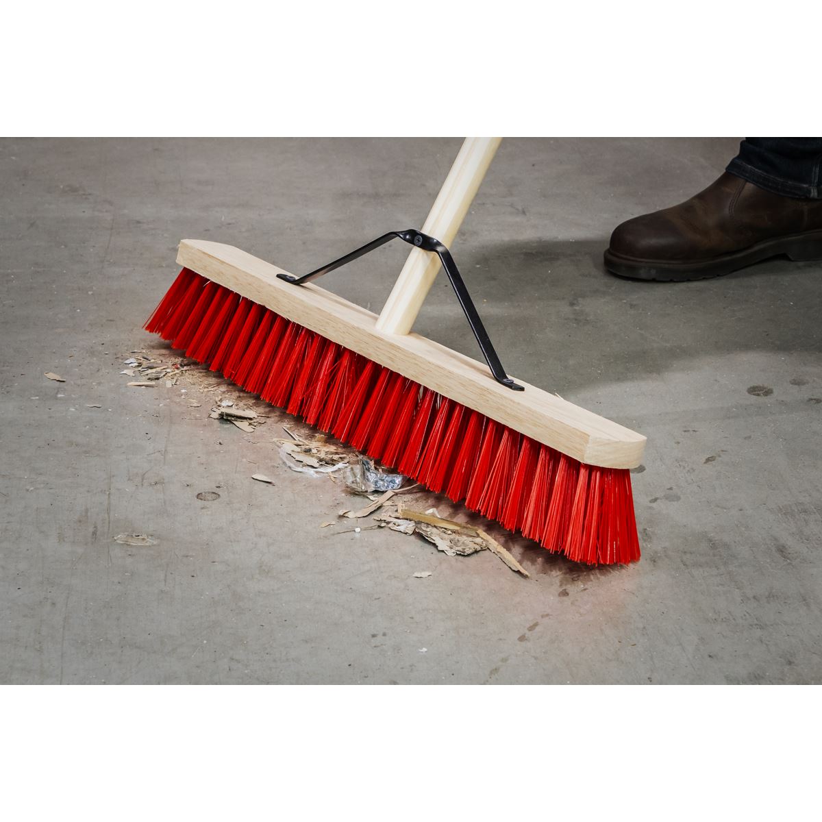 Sealey BM16P PVC Bristle Broom 24"(610mm) Sealey