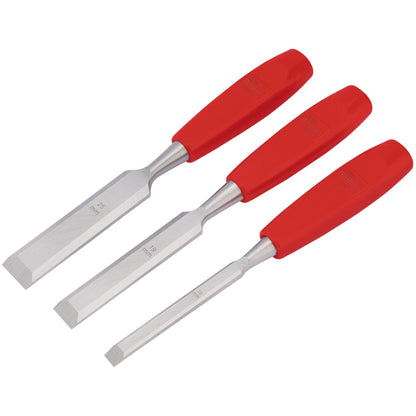 Draper 68472 Redline® Wood Chisel Set 3 Piece Draper