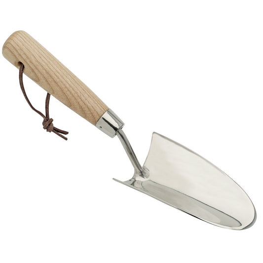 Draper 99023 Heritage Stainless Steel Hand Trowel with Ash Handle Draper