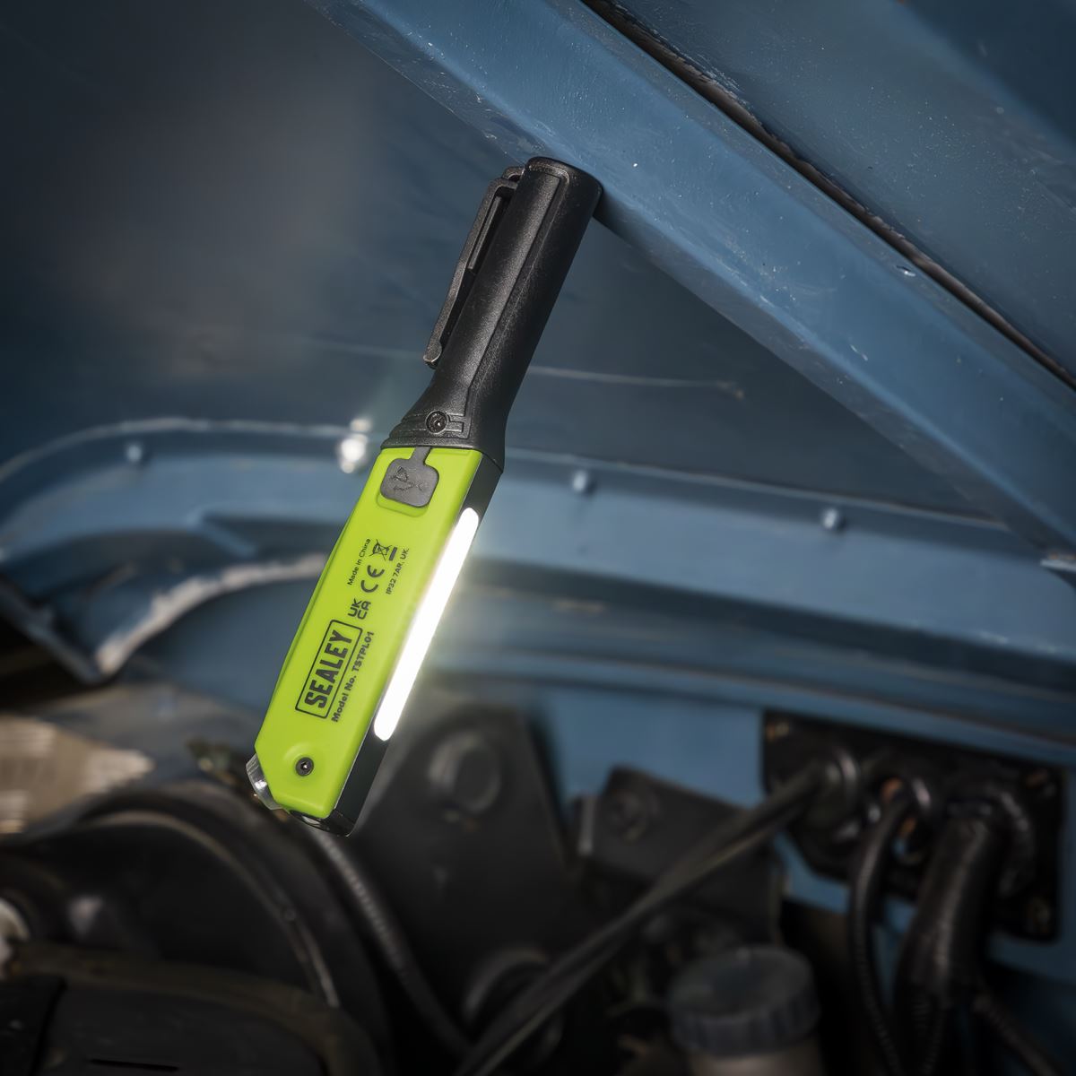 Sealey TSTPL01 2-in-1 Tyre Pressure Gauge & Pen Light Sealey