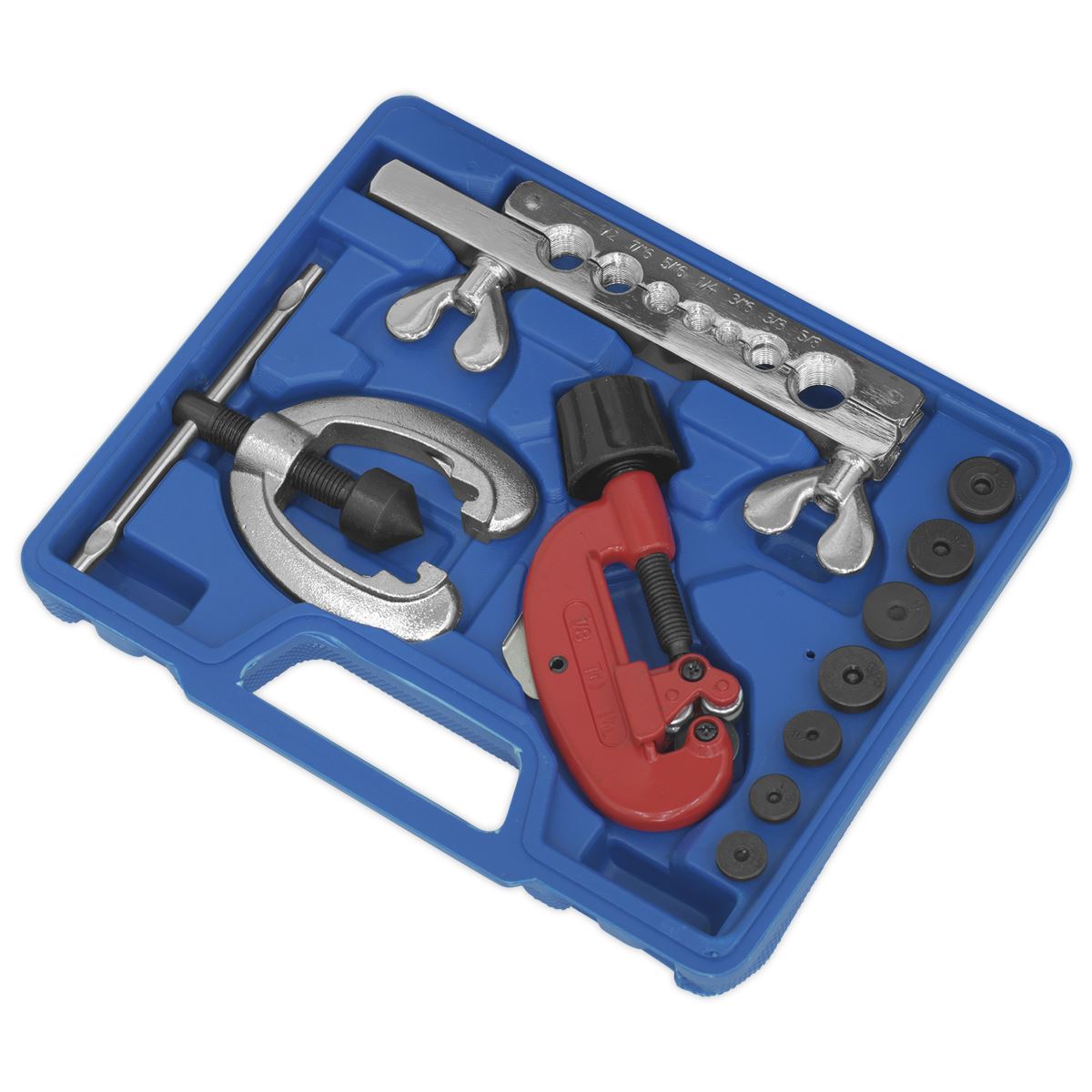 Sealey AK506 Pipe Flaring & Cutting Kit 10pc Sealey