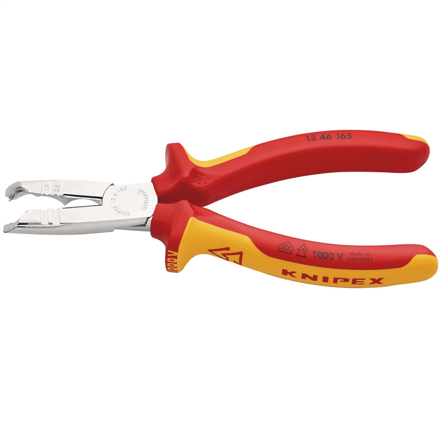 Knipex 14738 13 46 165 SB VDE Stripping Pliers 165mm Knipex