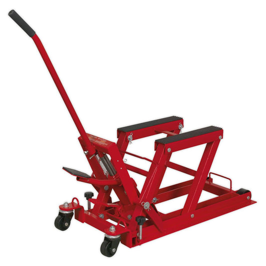 Sealey MC480 Hydraulic Motorcycle & Quad Lift 680kg Capacity Sealey