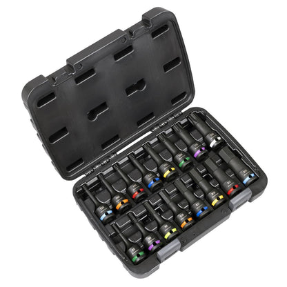 Sealey AK56005 Premier Hex & TRX-Star* Impact Socket Bit Set 1/2"Sq Drive 16pc Sealey