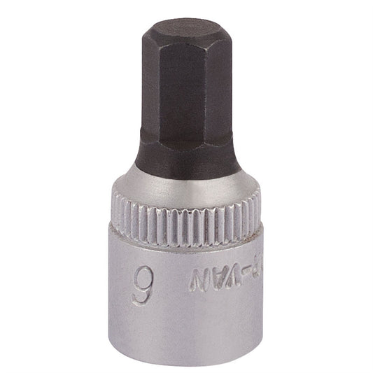 Elora 11127 Hexagon Screwdriver Socket 1/4" Sq. Dr. 6mm Elora