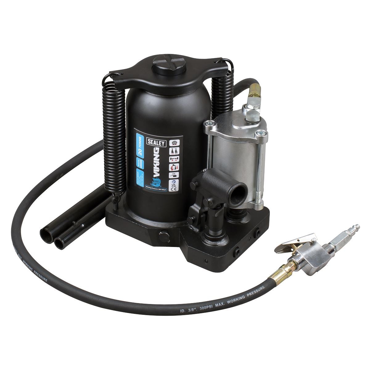 Sealey AM20S Viking Manual/Air Hydraulic Bottle Jack 20 Tonne Sealey