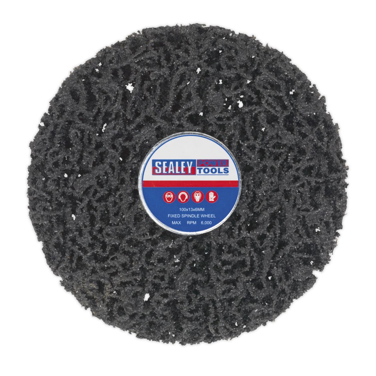 Sealey PTC/SW100 Polycarbide Spindle Wheel Ø100 x 13 x 6.35mm Sealey