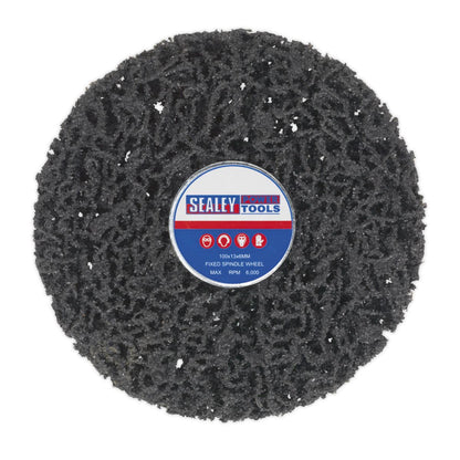 Sealey PTC/SW100 Polycarbide Spindle Wheel Ø100 x 13 x 6.35mm Sealey