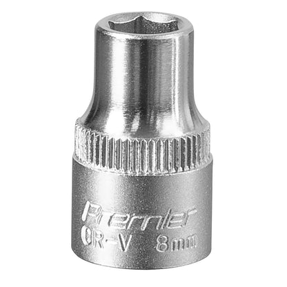 Sealey S3808 WallDrive® Socket 8mm 3/8"Sq Drive Sealey