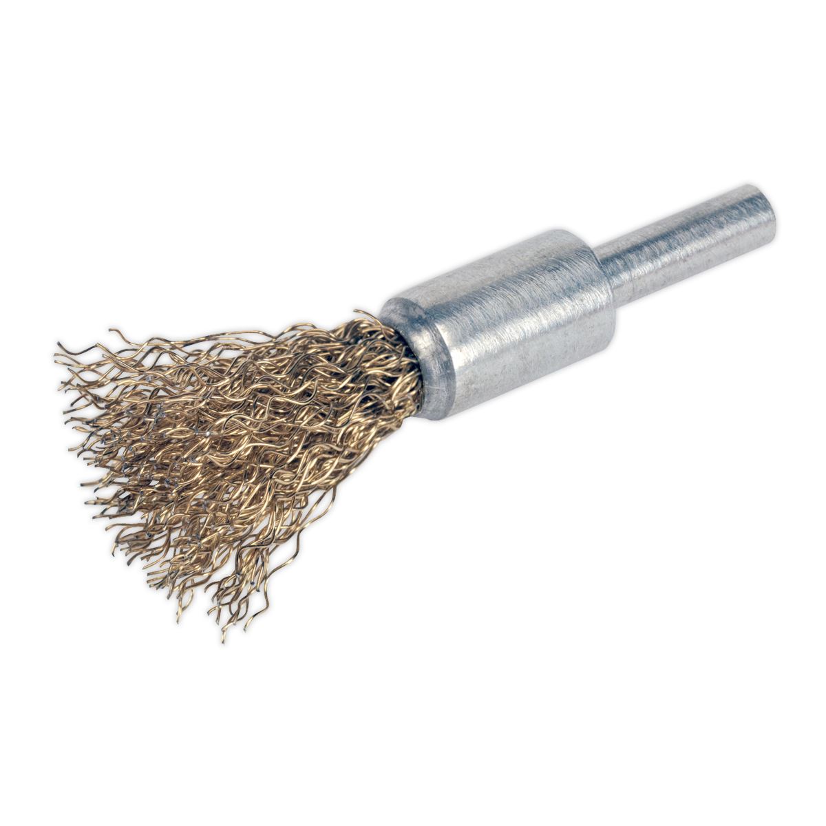 Sealey VS1802 Flat Top Crimped Wire Decarbonising Brush 13mm Sealey