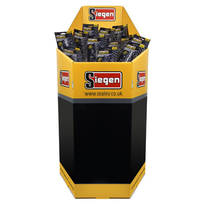 Siegen S0866 Crow's Foot Open-End Spanner Set 10pc 3/8"Sq Drive Metric Siegen