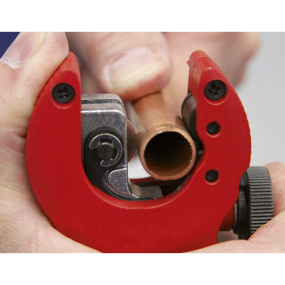 Sealey AK5065 Ratcheting Pipe Cutter 2-in-1 Ø6-28mm Sealey