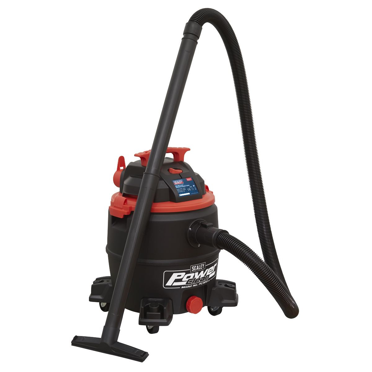 Sealey PC300 Vacuum Cleaner Wet & Dry 30L 1100W/230V Sealey
