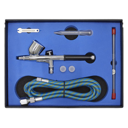 Sealey AB9321 Air Brush Kit Gravity Feed Sealey