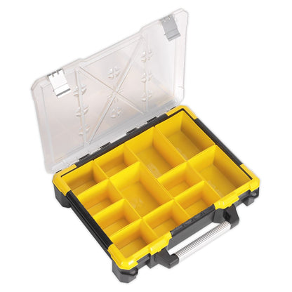 Sealey APAS12R Parts Storage Case with 12 Removable Compartments 490mm Sealey