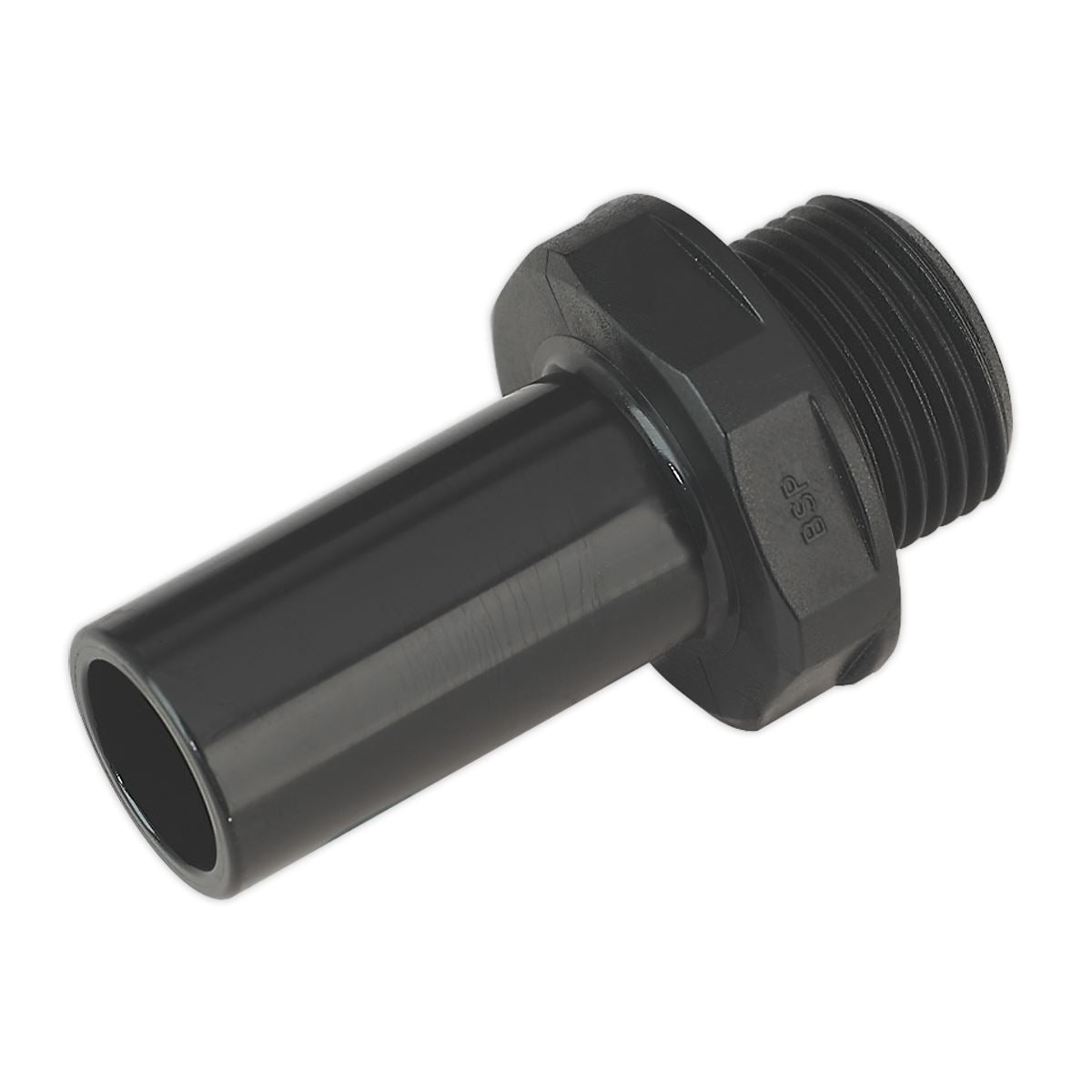 Sealey CAS22STA Stem Adaptor 22mm 3/4"BSP Pack of 2 (John Guest Speedfit® - PM052216E) Sealey