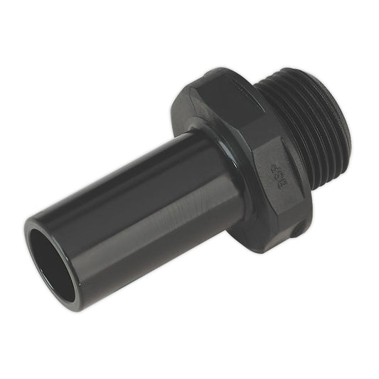 Sealey CAS22STA Stem Adaptor 22mm 3/4"BSP Pack of 2 (John Guest Speedfit® - PM052216E) Sealey