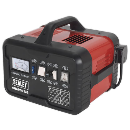 Sealey CHARGE106 Battery Charger 8A 12/24V 230V Sealey