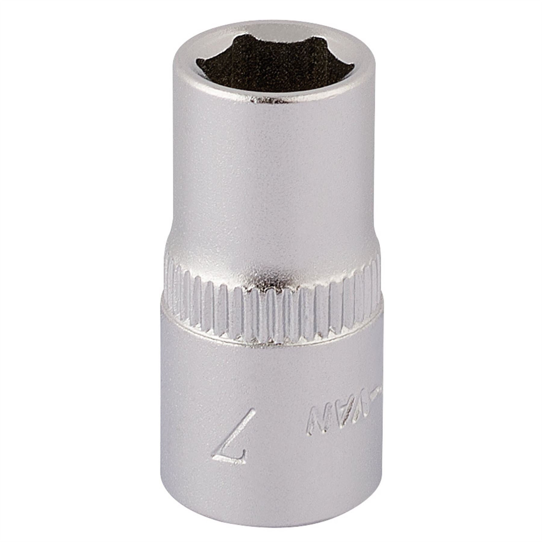 Elora 11096 Hexagon Socket 1/4" Sq. Dr. 7mm Elora