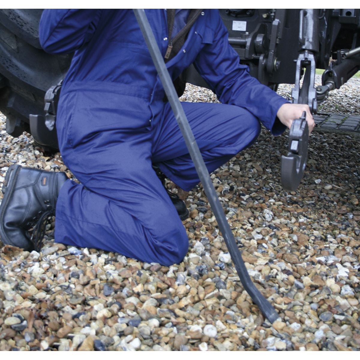 Sealey AK9134 Pry Bar 1220mm 45° Heavy-Duty with Hammer Cap Sealey