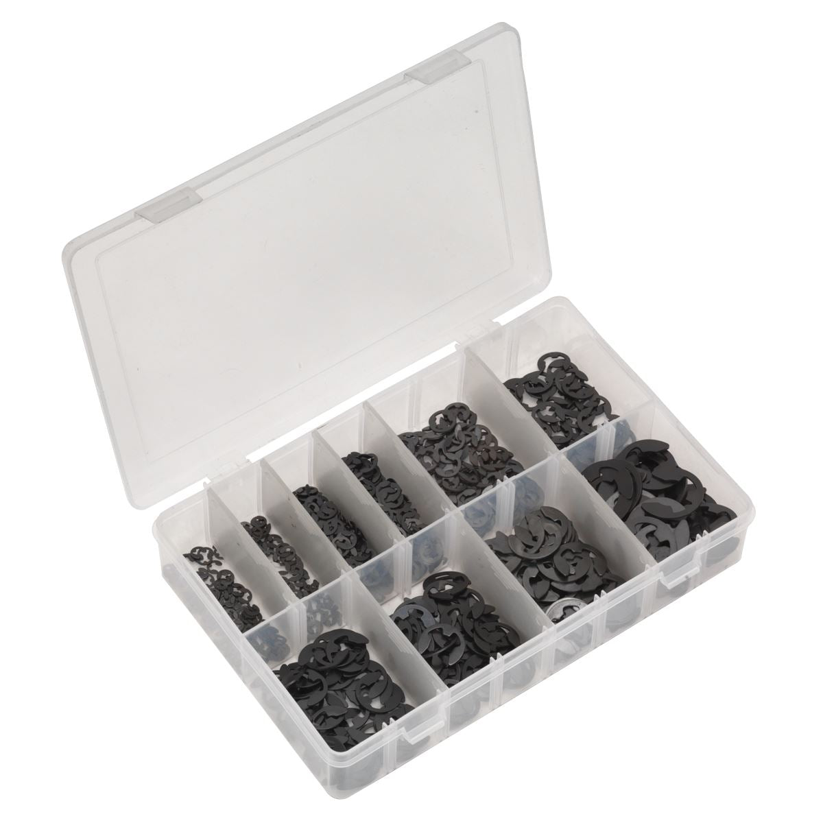 Sealey AB013ER E-Clip Retainer Assortment 800pc Imperial Sealey