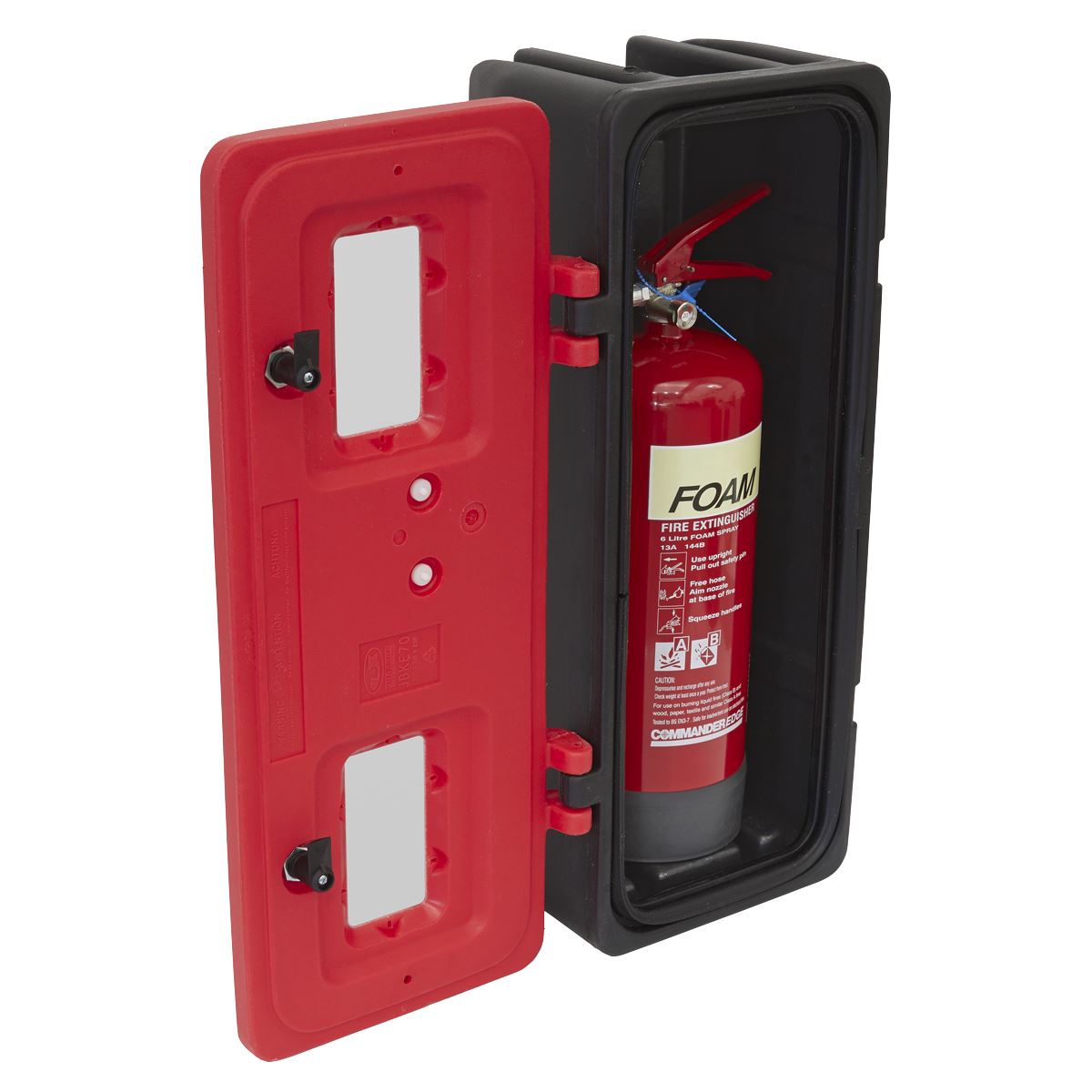 Sealey SFEC01 Fire Extinguisher Cabinet - Single Sealey