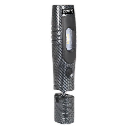 Sealey LED3602CF Rechargeable 360° Inspection Light 4W & 3W SMD LED Carbon Fibre Effect Lithium-ion Sealey