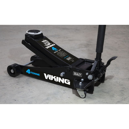 Sealey 4040TB Viking Low Profile Professional Trolley Jack with Rocket Lift 4 Tonne Sealey